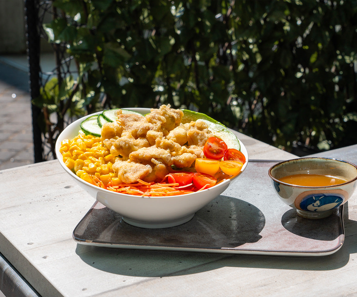 Salade wangs Beignets de poulet