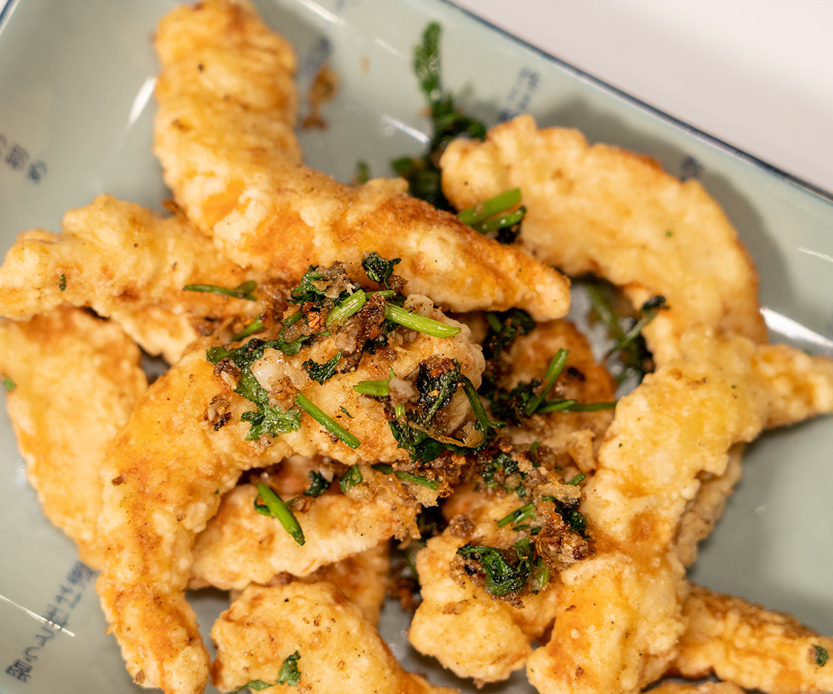 Crevettes sel et poivre